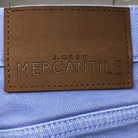 J. Crew Periwinkle High-Rise Garment-Dyed Cutoff Boy Short Size 27 - Picture 12 of 14